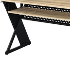 47" Natural and Black Music Desk