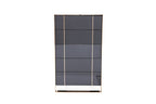 55" Black And Gold Solid Wood Six Drawer Double Dresser