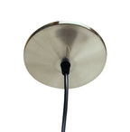 Brass Bulb Two Light Metal Chandelier