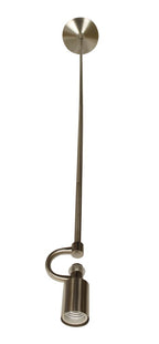 Nickel Bulb Metal Chandelier