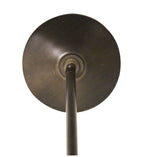 Bronze Bulb Two Light Metal Chandelier