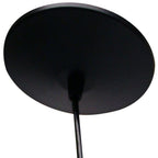 Black Bulb Metal Chandelier