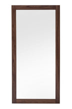 79" Brown Wood Leaning Framed Accent Mirror