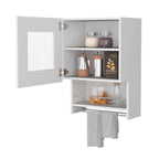 20" White Accent Cabinet With Two Shelves