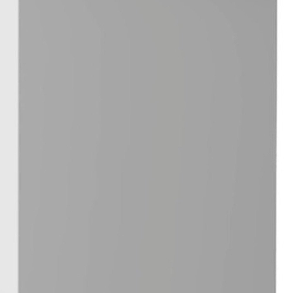 39" Black And Silver Accent Cabinet With One Shelf