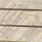 61" Natural Solid Wood Six Drawer Double Dresser
