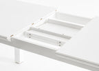 71" White Solid Wood Dining Table