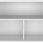 41" Dark Brown and White Wood Kitchen Island Set With Storage