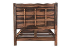 Walnut Live Edge Solid Wood Queen Bed Frame
