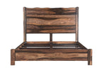 Walnut Live Edge Solid Wood King Bed Frame