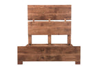 Chestnut Live Edge Solid Wood Queen Bed Frame