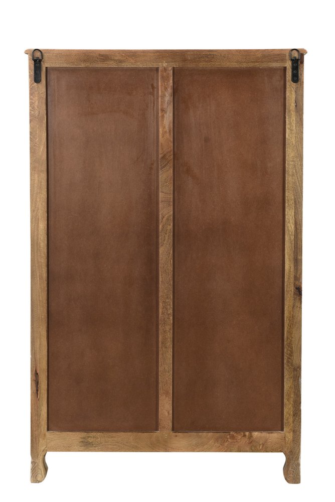 35" White Solid Wood Six Drawer Chest