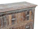 60" White Solid Wood Six Drawer Double Dresser