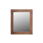 46" Brown Dresser Solid Wood Mirror
