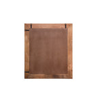46" Brown Dresser Solid Wood Mirror