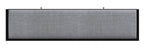 59" Gray and Black Fabric Upholstered Storage Bench with Drawers