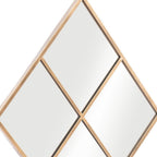41" Gold Diamond Steel Framed Accent Mirror