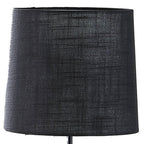 24" Antiqued Gold Monkey Table Lamp With Black Drum Shade