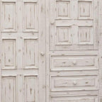 55" White Solid Wood Three Drawer Gentlemans Chest