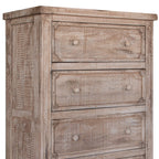 70" Natural Solid Wood Six Drawer Double Dresser