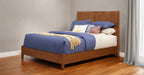 Brown Solid Wood California King Bed Frame