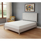 Gray Solid Wood Queen Bed Frame