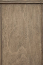 Brown Cross Back Solid Wood Full Bed Frame
