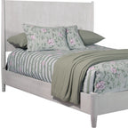 Gray Solid Wood Full Bed Frame