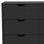 42" White Four Drawer Dresser