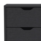 18" White Five Drawer Standard Chest