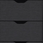 18" White Five Drawer Standard Chest
