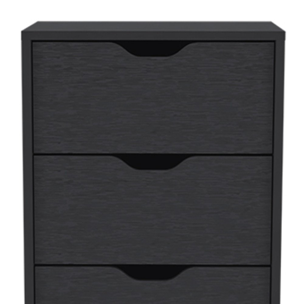 18" White Five Drawer Standard Chest