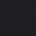 37" Black Wood Accent Cabinet With Two Doors And One Drawer