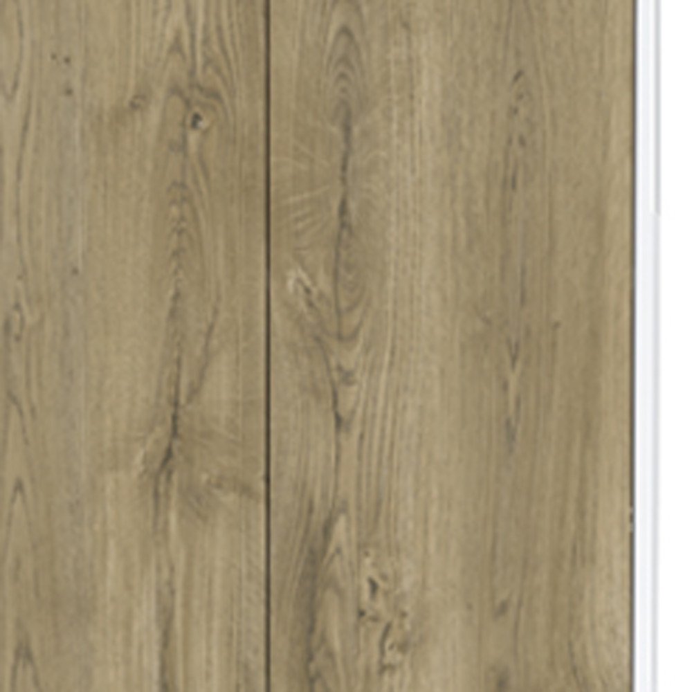 71" Beige Wood Two Door Pantry Or Storage Closet