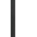 60" Bronze Traditional Shaped Floor Lamp With Tan Square Shade