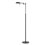 61" Bronze Adjustable Swing Arm Floor Lamp