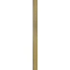62" Nickel Tray Table Floor Lamp With White Drum Shade