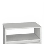 Two Piece White Bedroom Set