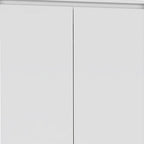 Two Piece White Bedroom Set