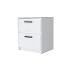 Two Piece White Bedroom Set