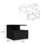 Two Piece Black Bedroom Set