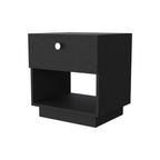 Two Piece Black Bedroom Set