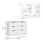 Two Piece White Bedroom Set