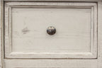 27" Ivory Solid Wood One Drawer Nightstand