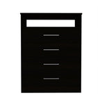 Two Piece Black Bedroom Set