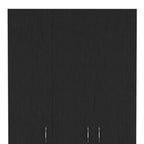 Two Piece Brown and Black Bedroom Set