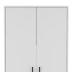 Two Piece White Bedroom Set