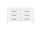 Two Piece White Bedroom Set