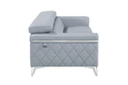 Two Piece Blue Four Person Seating Set