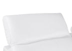 White Italian Leather Modular L Shaped Five Piece Corner Sectional